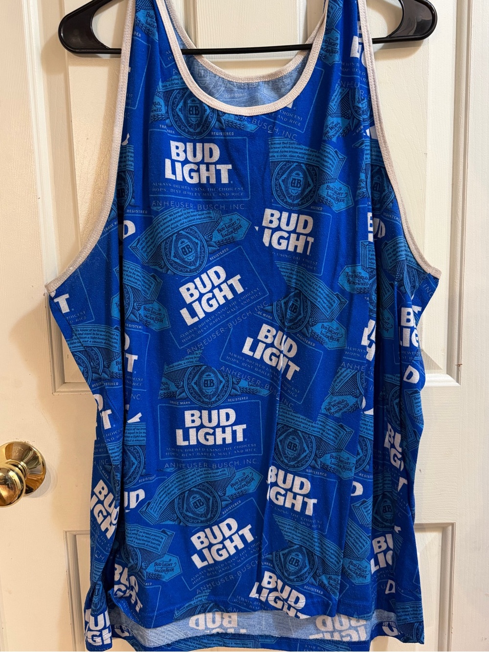 Men’s Bud Light Graphic Tank Top XL